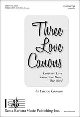 Three Love Canons Cambiata choral sheet music cover
